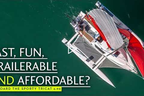 Tricat 6.90 – Can it really provide fun, fast, trailable AND affordable sailing?