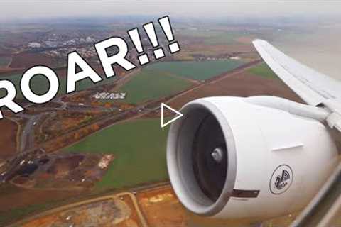 GE90 ROAR - Air France 777-200ER Takeoff from Paris Charles De Gaulle!