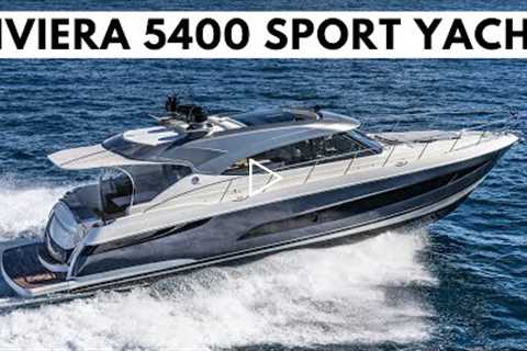 RIVIERA 5400 SPORT PLATINUM EDITION Power Sport Motor Yacht Tour / Performance Coastal Cruiser Boat