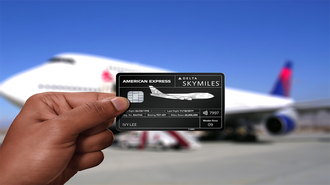Amex and Delta Just Turned a Retired Boeing 747 Into Credit Cards