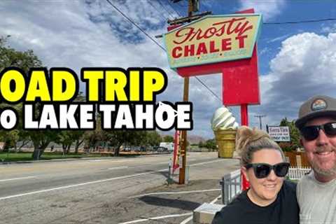 TRAVEL VLOG! Summer Trip to Lake Tahoe! Yummy Food  Stops and Some Crazy Weather Changes!