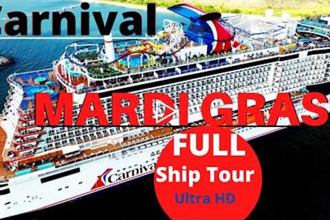 Carnival Mardi Gras | Full Walkthrough Tour & Review | Ultra HD Port Canaveral Orlando | New..
