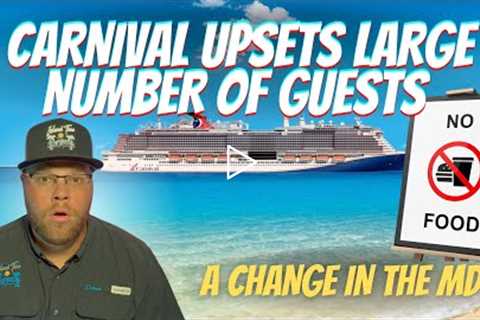 CARNIVAL UPSETS GROUP OF CRUISERS AFTER MDR CLARIFICATION | HURRICANE UPDATE | RARE EVENT ONBOARD