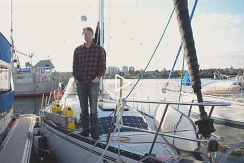 Off grid Sailboat Liveaboard tour. making the most out of small spaces.