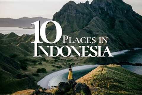 10 Amazing Places to Visit in Indonesia 🇮🇩  | Indonesia Travel Video
