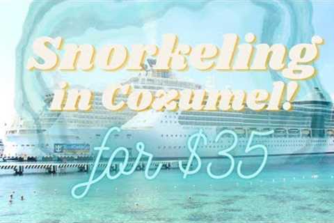 Snorkeling 3 Reefs in Cozumel Mexico for $35!!! | Royal Caribbean Cruise Excursions :)