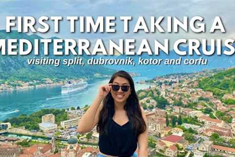 FIRST TIME ON A MEDITERRANEAN CRUISE 2022 // Travel Vlog in Split, Dubrovnik, Kotor, and Corfu