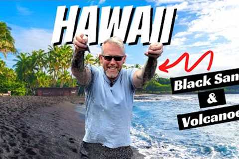 HAWAII BIG ISLAND!  Volcanoes National Park and Punalu''''u BLACK SAND BEACH!!  (NCL Pride of..