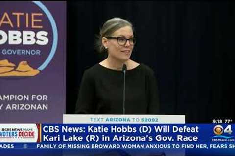 Democrat Katie Hobbs Defeats Trump-Endorsed Kari Lake In Tight Arizona Governor Race