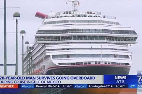 Man goes overboard from Carnival cruise ship in Gulf of Mexico