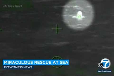 Miraculous rescue at sea after man falls overboard cruise ship