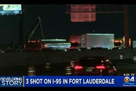 3 Shot In Road Rage Incident On 1-95 In Ft. Lauderdale
