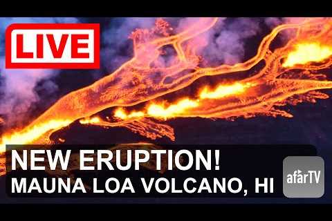 🌎 LIVE: New Eruption at Mauna Loa Volcano, Hawaii