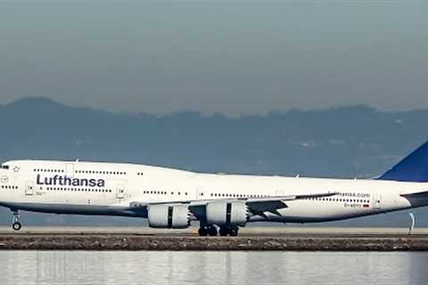Record Setting Passenger Counts A380 747 777 A359 Amazing Day Spotting SFO
