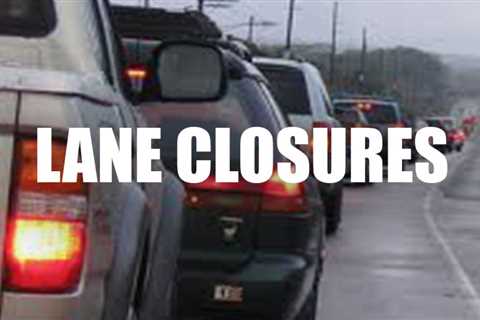 Big Island weekly lane closures: Oct. 29-Nov. 4