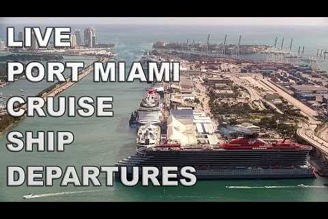 🔴 LIVE Port of Miami Cruise Ship Departures Jan 29 2023
