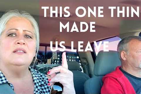 This One Thing Made Us Leave! Nomadic Lifestyle, RV Living, Travel, Cooking and Life Vlog