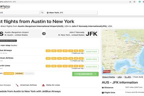How To Find Direct and Multi-City Flight Routes