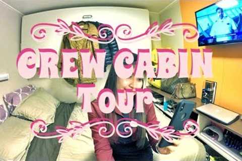 CRUISE SHIP CREW CABIN TOUR!  (Couple''s Cabin)