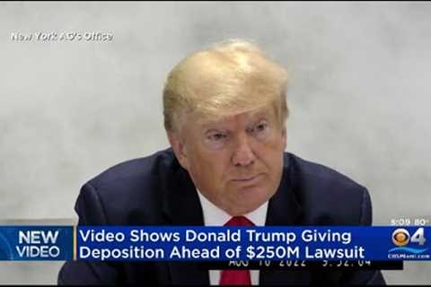 Newly Released Video Shows Trump Take The 5th In NY Fraud Case Deposition