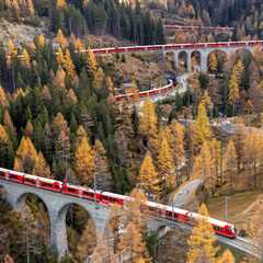 On One of the Most Scenic Railways in the World, Switzerland Breaks Record for Longest Train