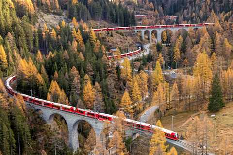 On One of the Most Scenic Railways in the World, Switzerland Breaks Record for Longest Train