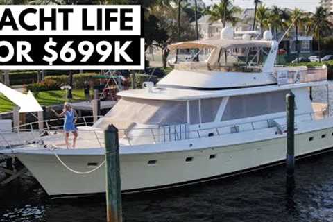 $699,000 2000 OFFSHORE 62'' Flashdeck FAST Trawler in 4K / Liveaboard Explorer Expedition Yacht Tour