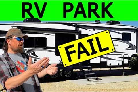 RV Park Fail, Contaminated, Give Up RV Boondocking | Full Time RV Life