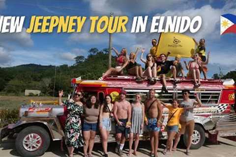 EL NIDO''S NEWEST Jeepney Inland Tour (First time in Nacpan Beach)