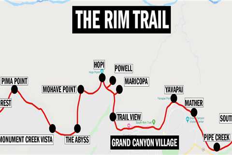Hiking the Rim Trail Grand Canyon