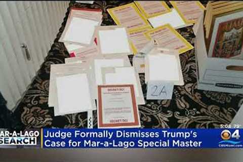 Trump's Lawsuit Over Mar-A-Lago Documents Search Dismissed By Federal Judge