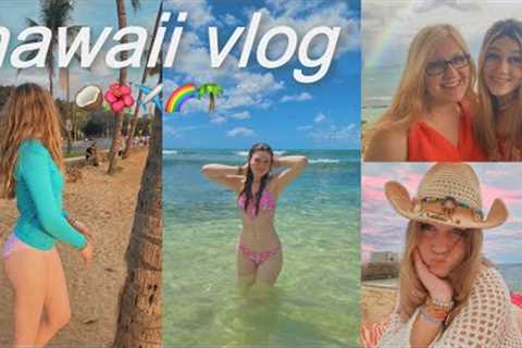 A WEEK IN HAWAII!! beach sunsets, shopping, exploring Oahu (: