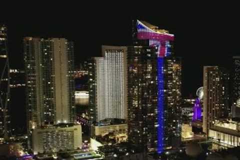 Miami worldcenter lights up for Coronation