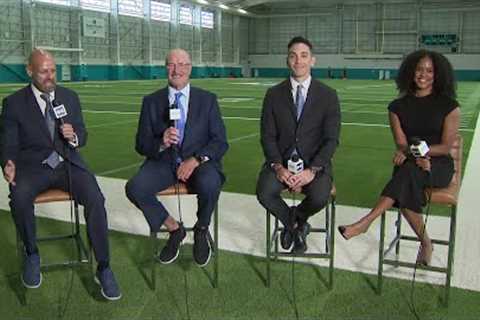 CBS News Miami Dolphins preseason broadcast team