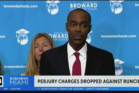Perjury charge dropped against former BCPS superintendent Robert Runcie