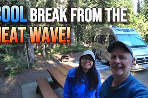 RV Camping in Cooler Temps by the River
