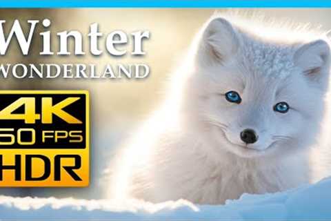 Animals of the Winter Wonderland: Nature''s Beauty in 4K HDR 60fps