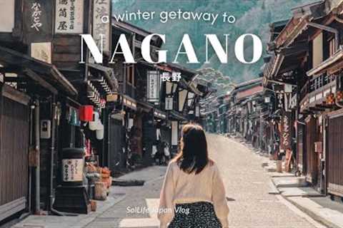 JAPAN TRAVEL VLOG| Snowy Winter trip to Nagano| Snow monkey, Narai-juku, Togakushi, Howl''s cafe