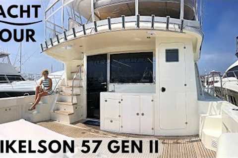 $1,999,000 2020 MIKELSON 57'' GEN II Sportfisher MOTOR YACHT Tour Boat WALKTHROUGH & SPECS..