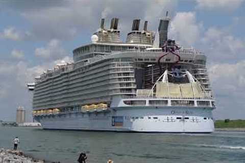 Oasis Meets Wonder of the Seas in Port Canaveral!