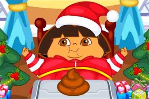 Dora the Explorer - Fat Dora Eat Eat Eat Best Fun Video Games in English New Episodes Dora