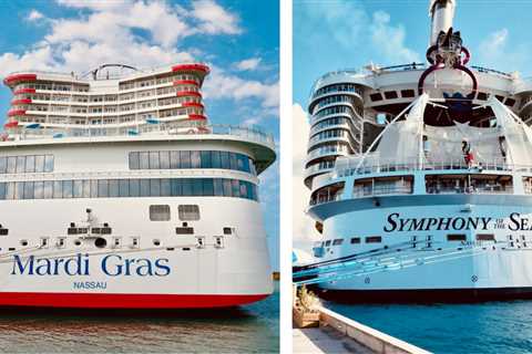 Comparing Carnival's Excel-class and Royal Caribbean's Oasis-class cruise ships