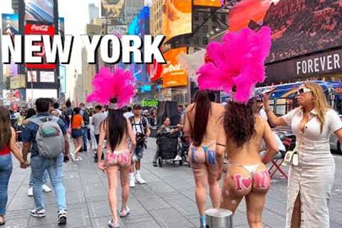 New York City Virtual Walking Tour - Manhattan Summer Walking Tour - Penn Station, Times Square