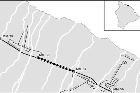 Lane closure, utility upgrades on Highway 19 in Pa‘auilo, staring Aug. 7
