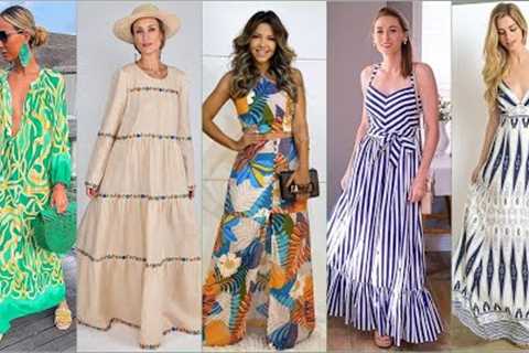 Summer Sun Dresses For Women New Style 2023 | Summer Vacation Dresses Design | Vestidos de mujer