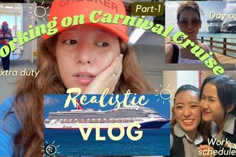 Working on Carnival Cruise: Realistic vlog