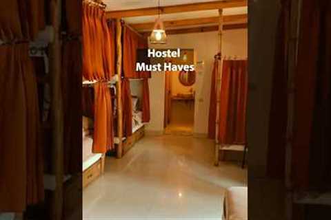 Hostel Must Haves (Things You Need When Staying in Hostels) #shorts #hostellife #budgettravel