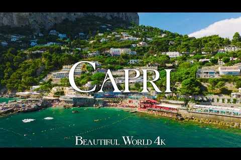 Capri Island 4K Nature Relaxation Film - Relaxing Piano Music - Travel Nature