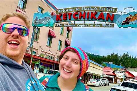 Ketchikan Alaska Cruise Port! Self-Exploring the Town: Spotting Salmon, Sea Lions, & Slugs!