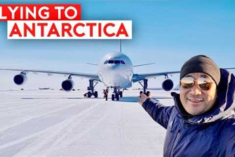 EXTREME FLIGHT - Landing on Antarctica Ice Runway